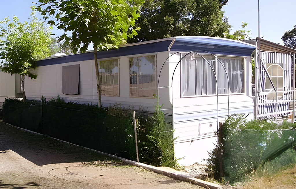 mobil home en camping los arribes